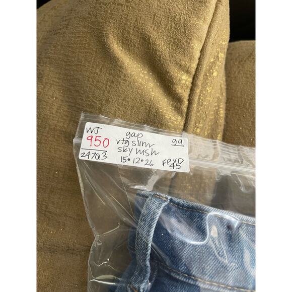 GAP Jeans Women's 30/10S Vintage Slim Sky High - Picture 3 of 6